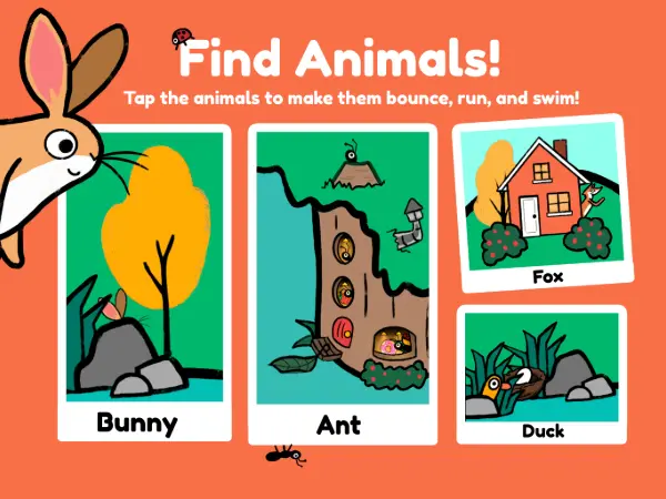 Find the Animals slide